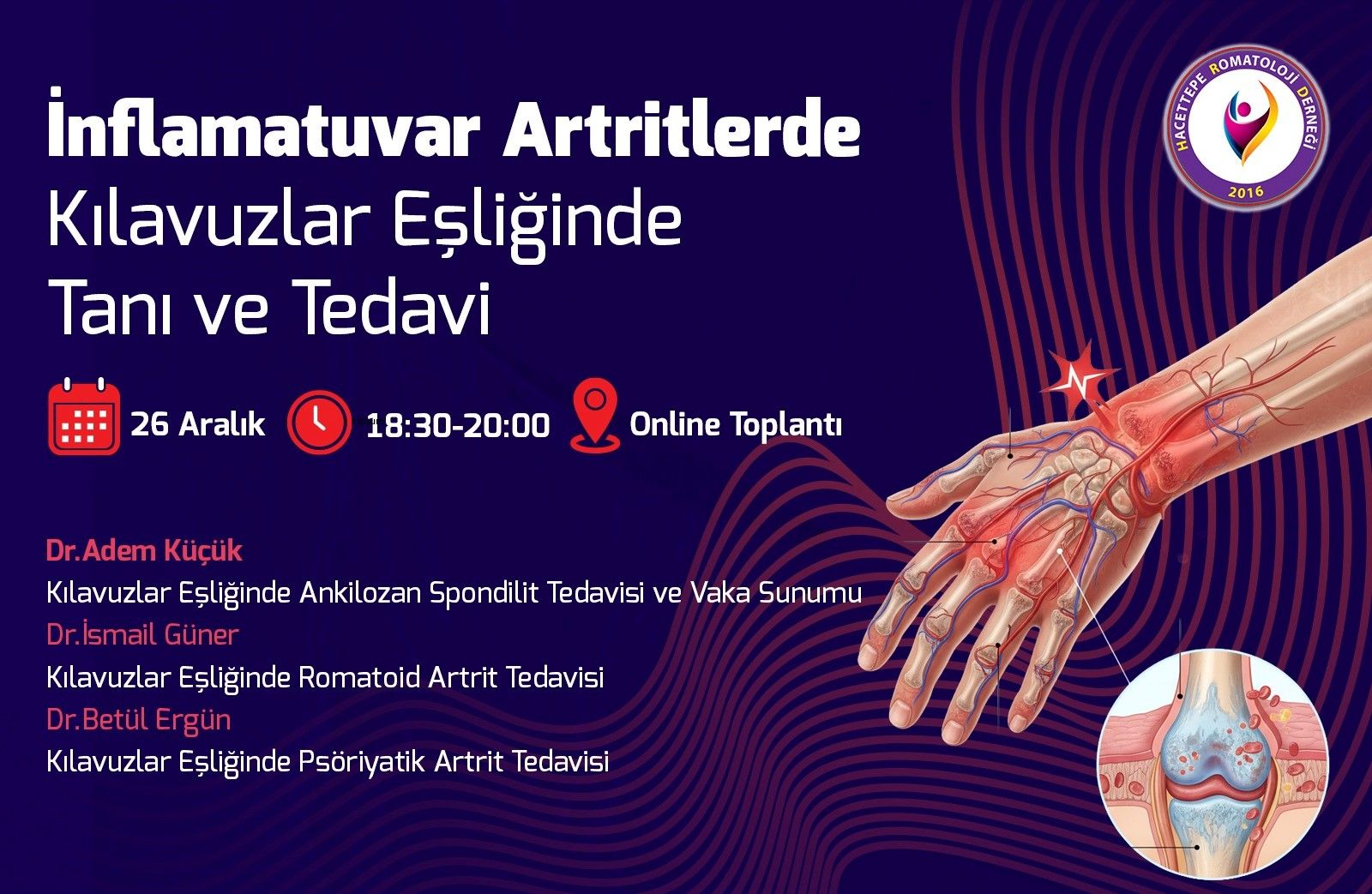 İnflamatuvar Artritlerde Kılavuzlar Eşliğinde Tanı ve Tedavi